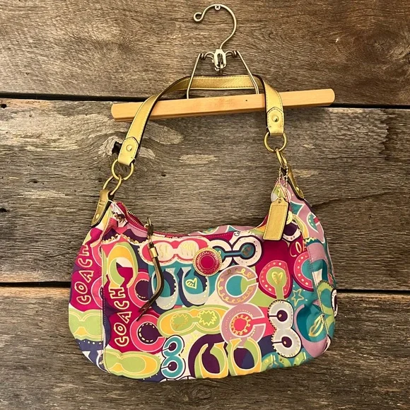 Colorful Coach Purse - Picture 1 of 9